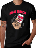 Heart Breaker Graphic Tee - Black