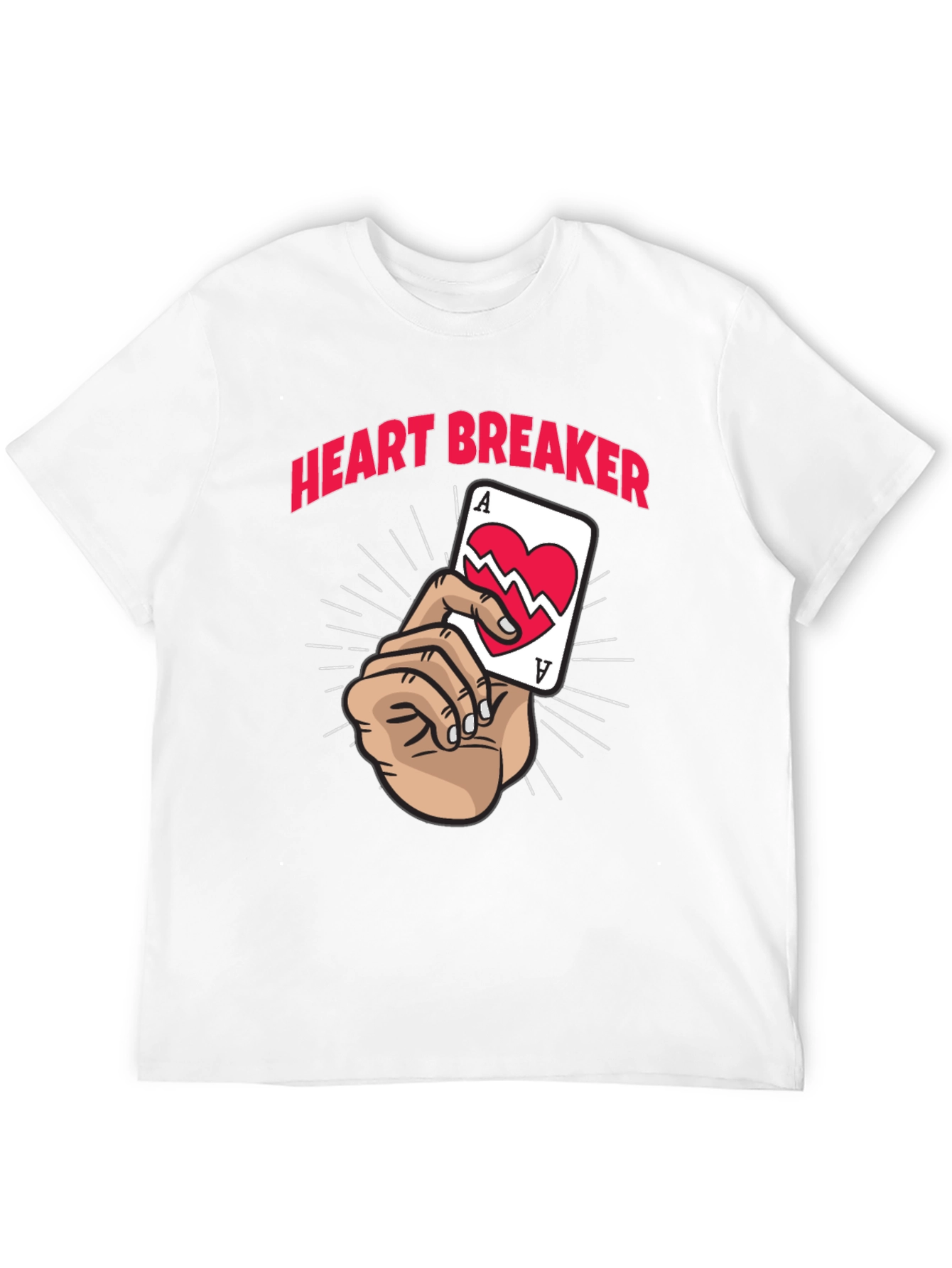 Heart Breaker Graphic Tee - Black