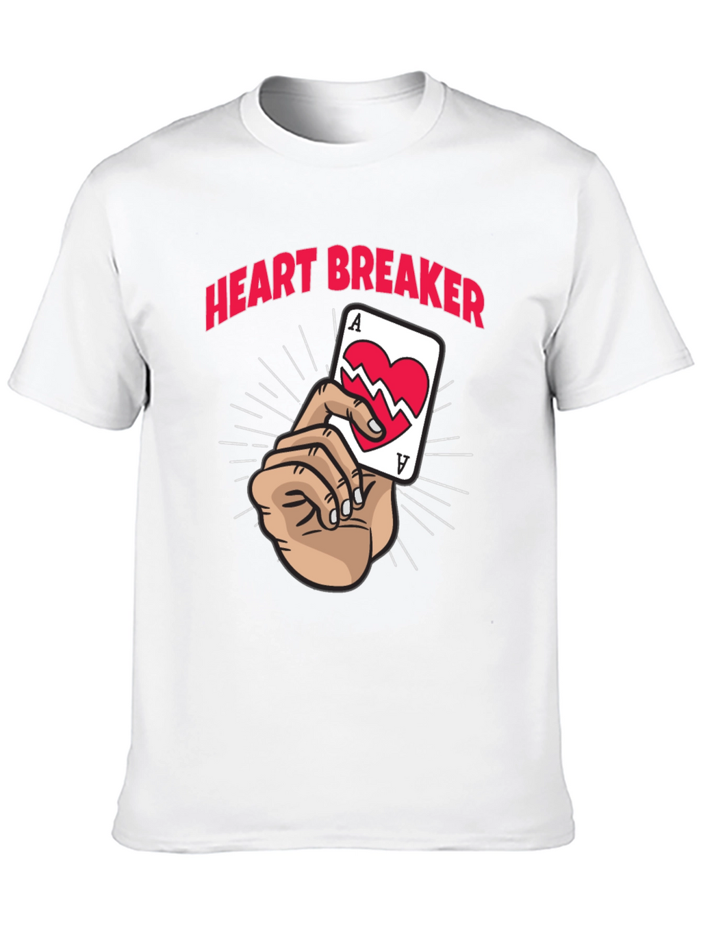 Heart Breaker Graphic Tee - Black
