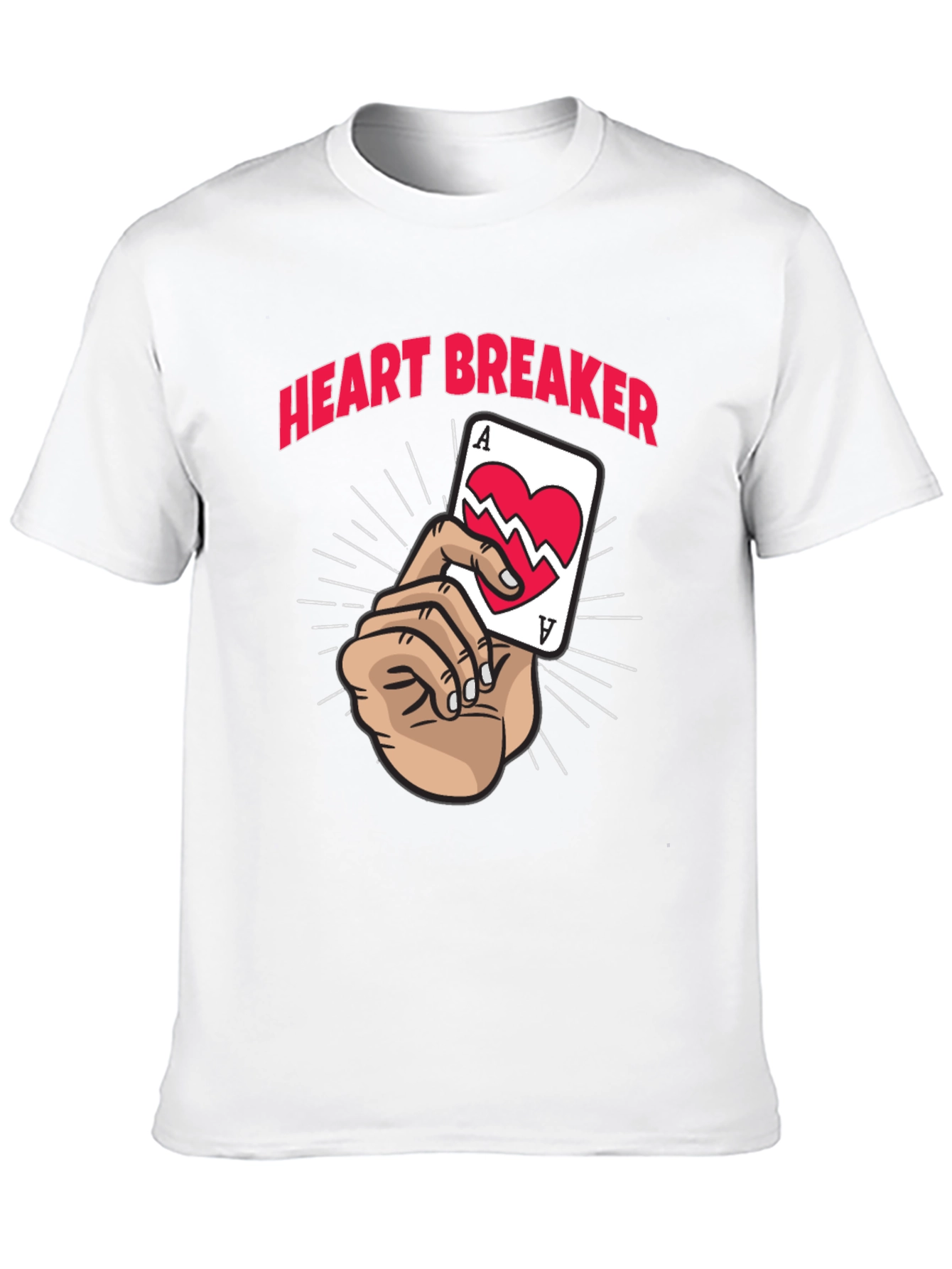 Heart Breaker Graphic Tee - Black