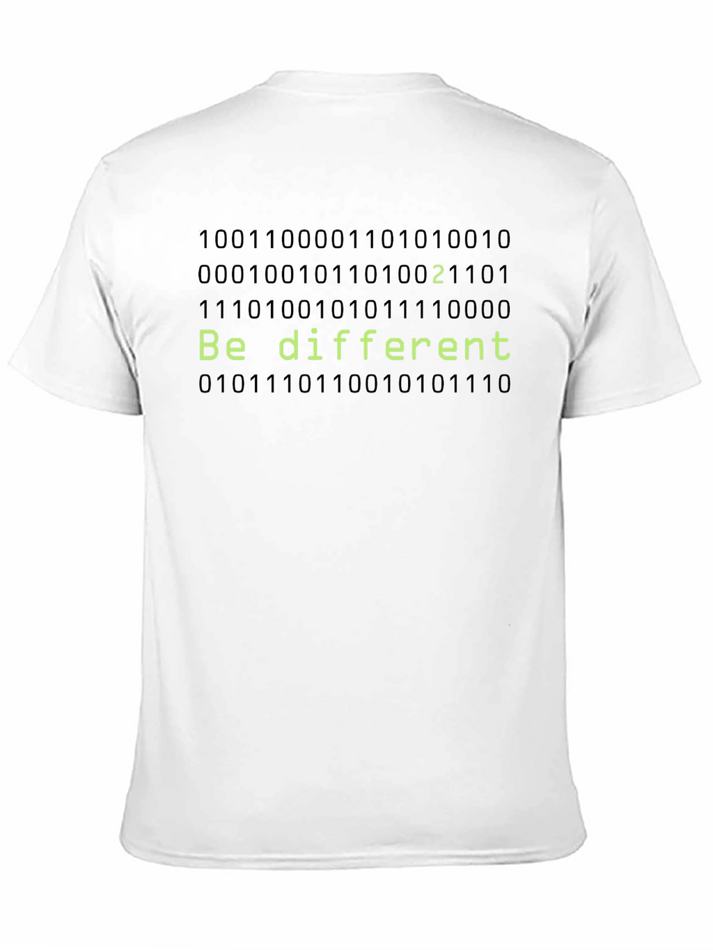 Be Different Binary Code T-Shirt