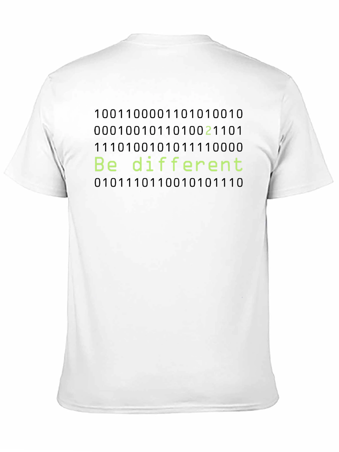 Be Different Binary Code T-Shirt