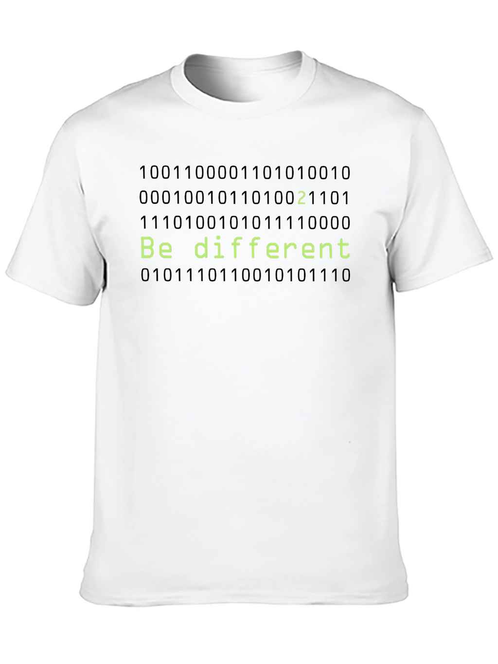 Be Different Binary Code T-Shirt