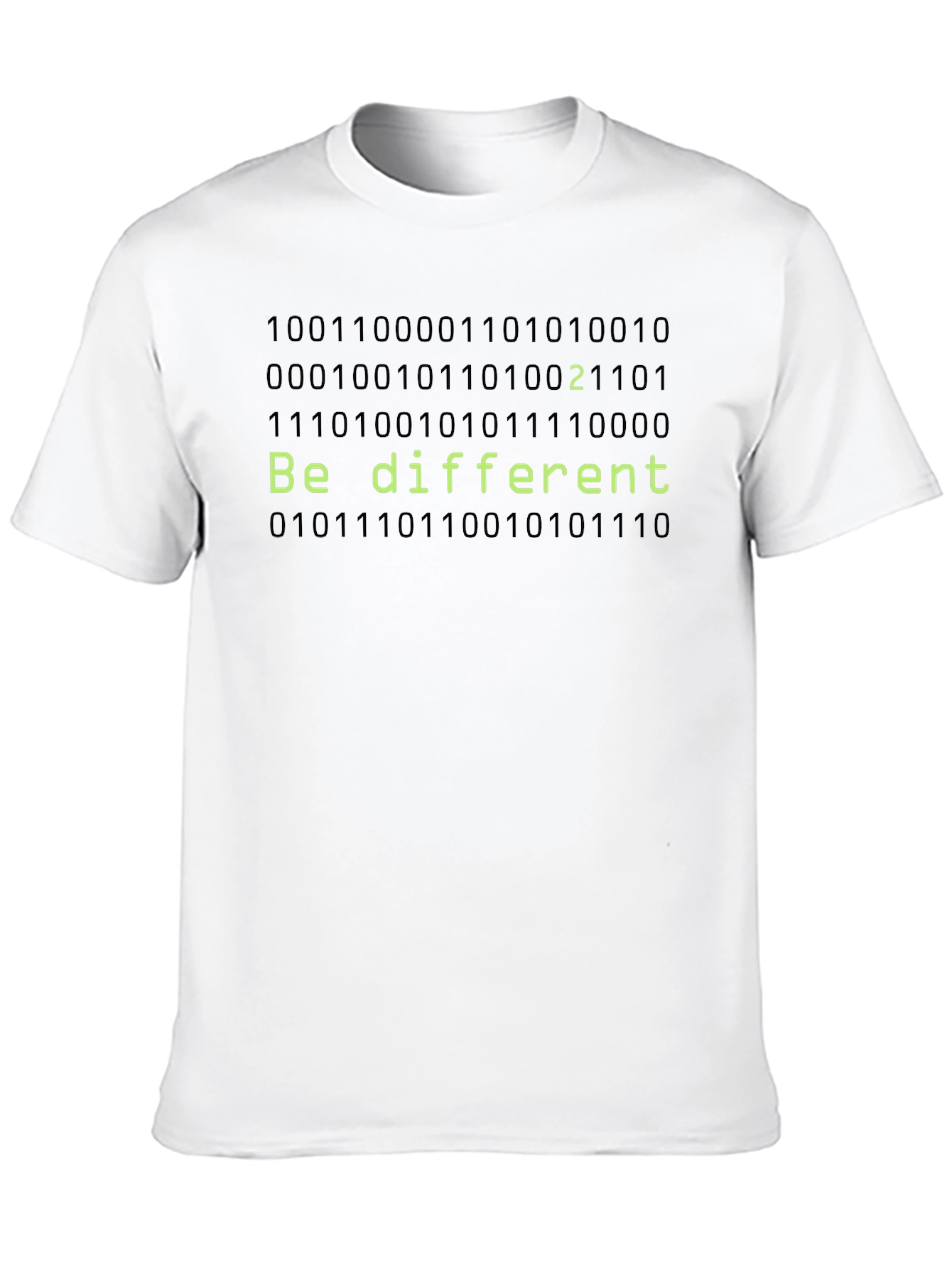 Be Different Binary Code T-Shirt