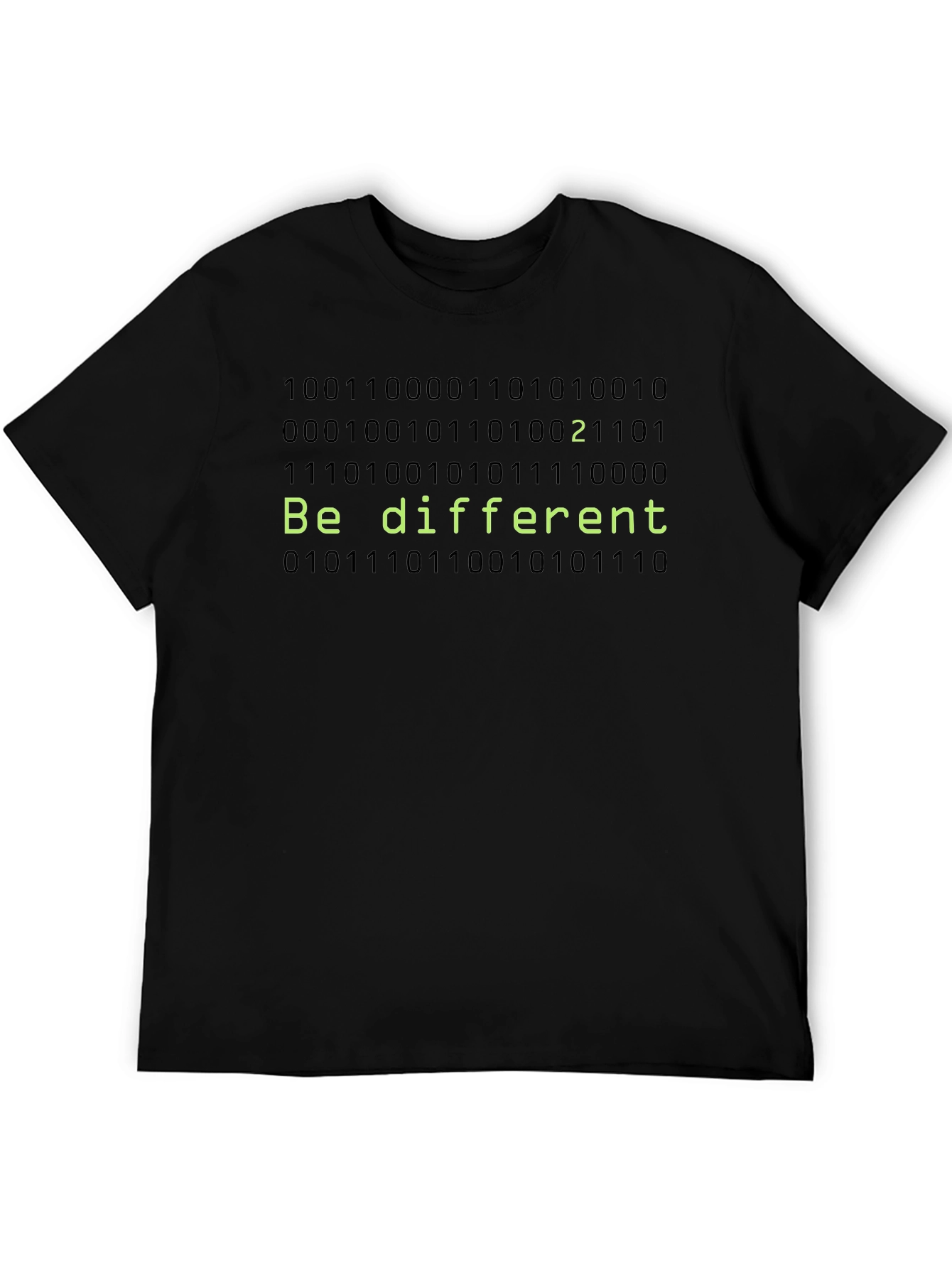 Be Different Binary Code T-Shirt