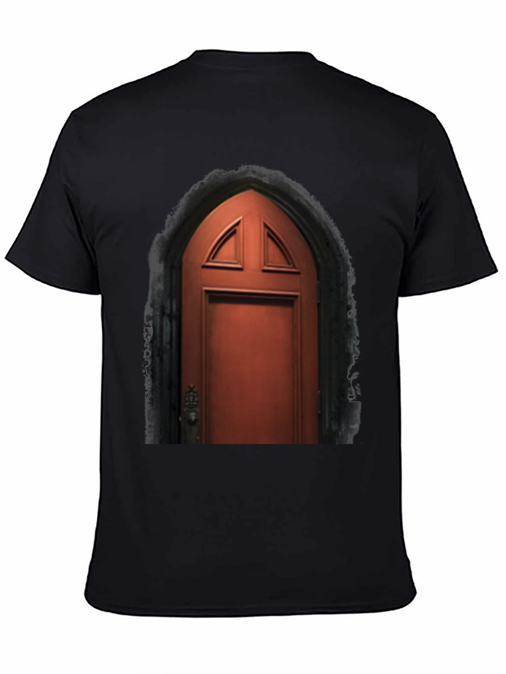 Arched Door Graphic Tee - Gothic Style T-Shirt