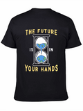 Earth Hourglass Graphic Tee - Save The Planet