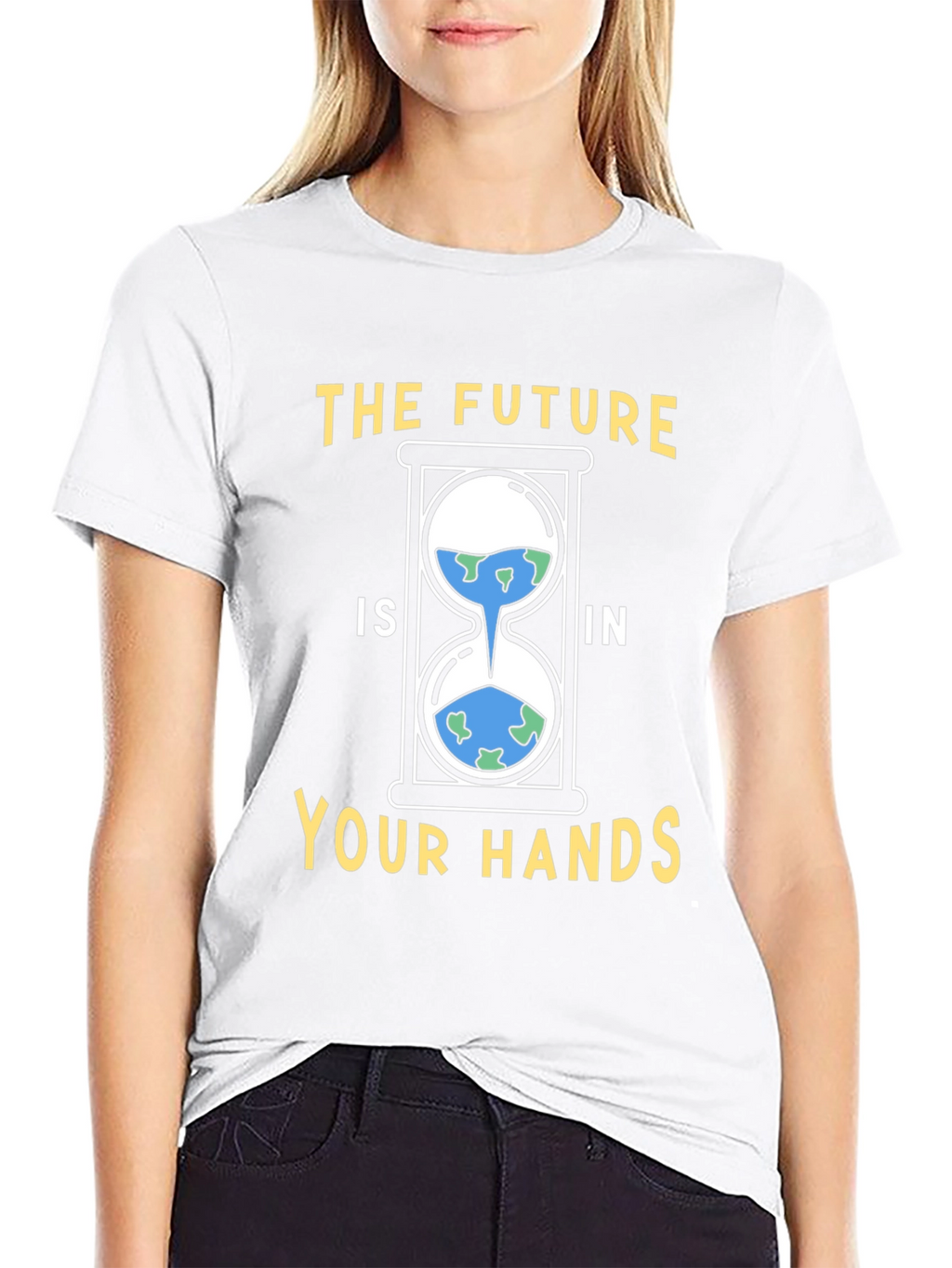Earth Hourglass Graphic Tee - Save The Planet