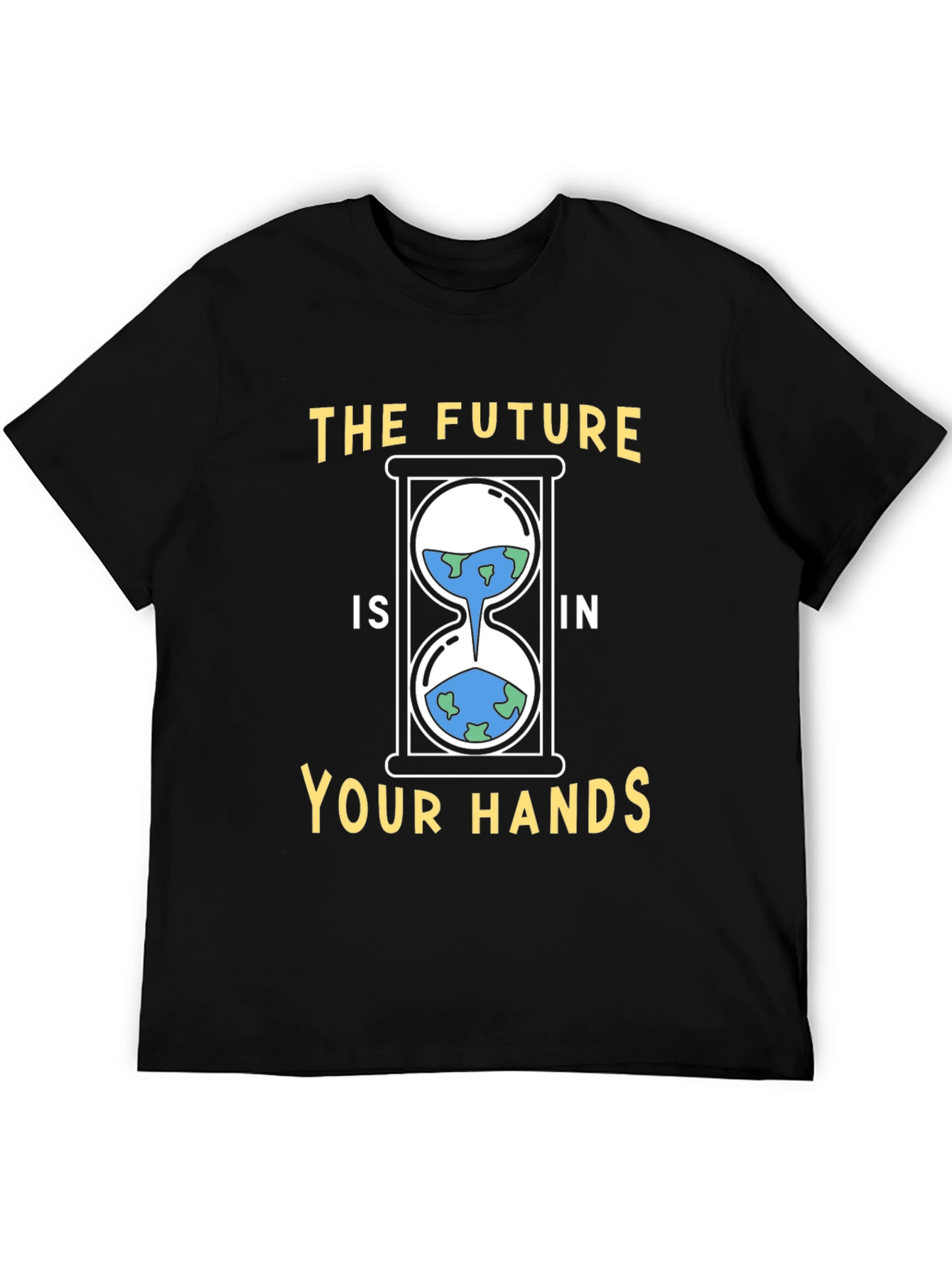 Earth Hourglass Graphic Tee - Save The Planet