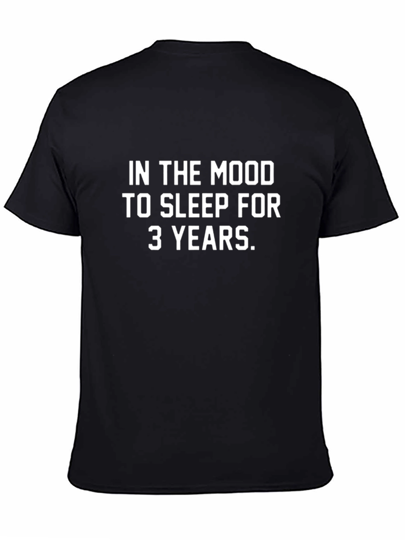 Sleepy Mood Black Graphic Tee