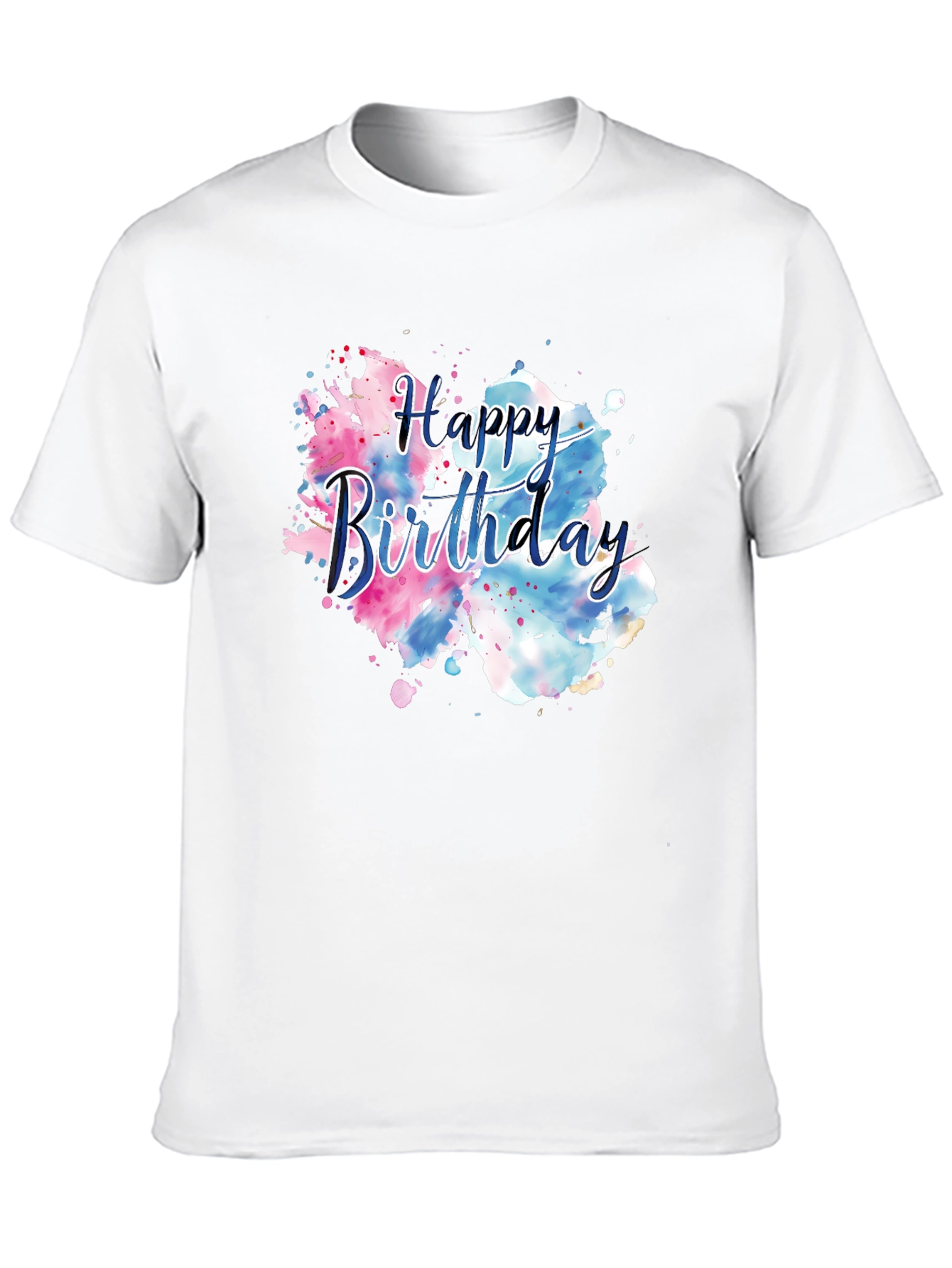 Happy Birthday Watercolor T-Shirt