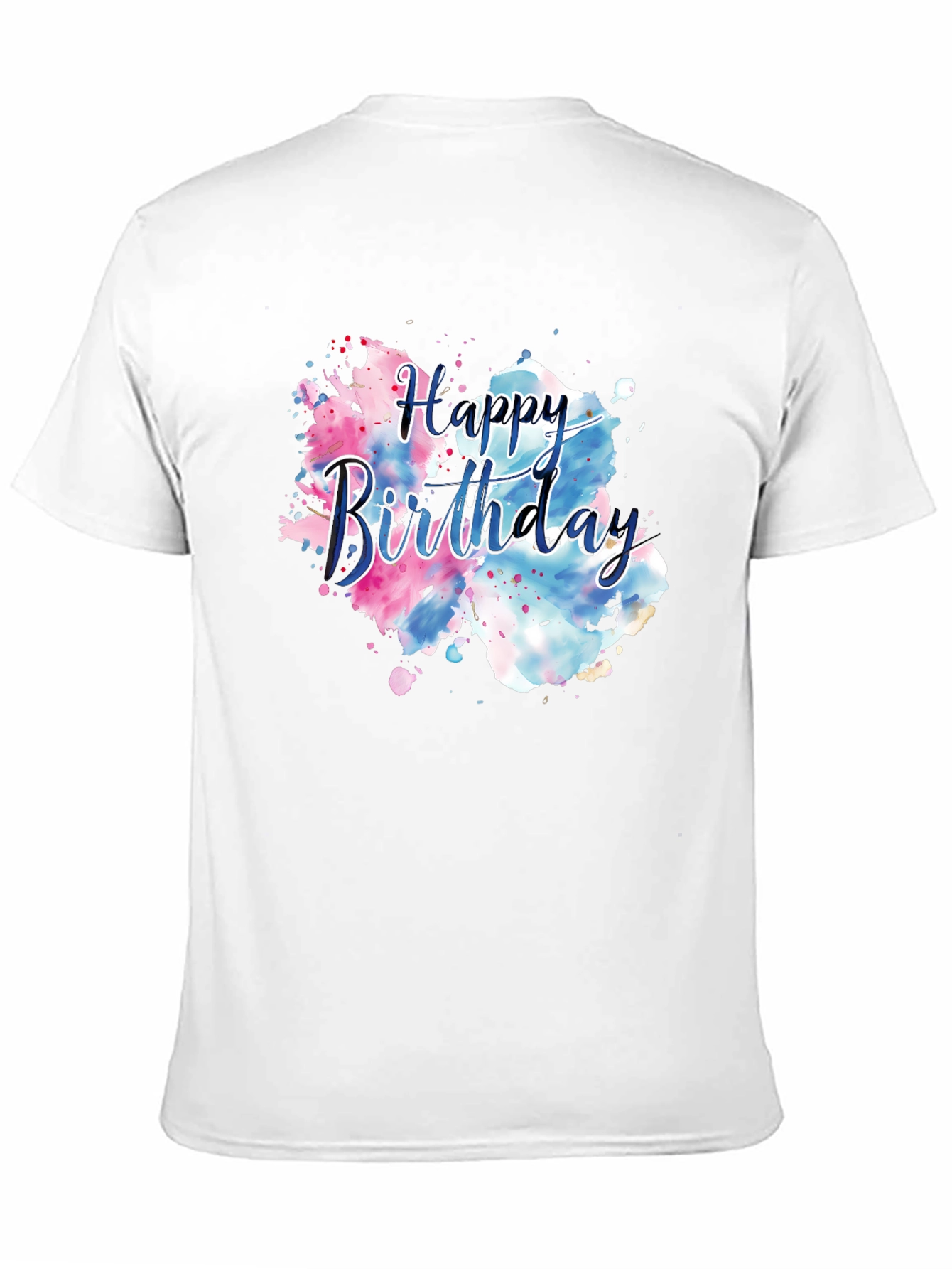 Happy Birthday Watercolor T-Shirt