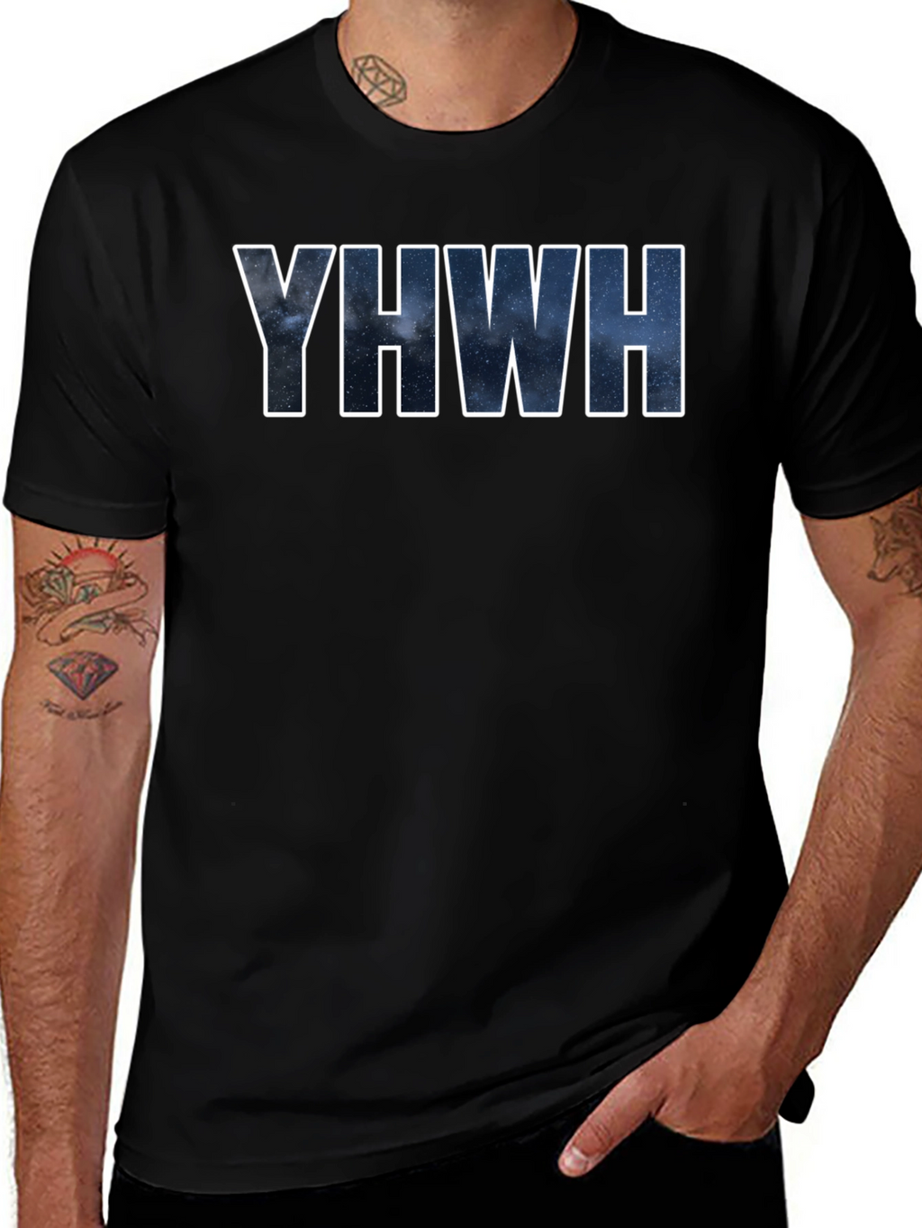 YHWH Graphic Tee - Stylish & Unique Design