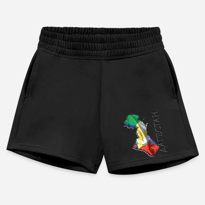 (RU) Dagestan Flag in (RU) Dagestan Map DA