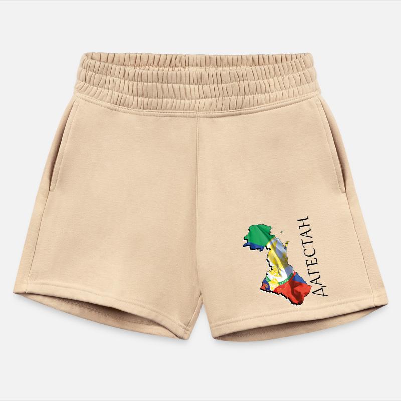 (RU) Dagestan Flag in (RU) Dagestan Map DA