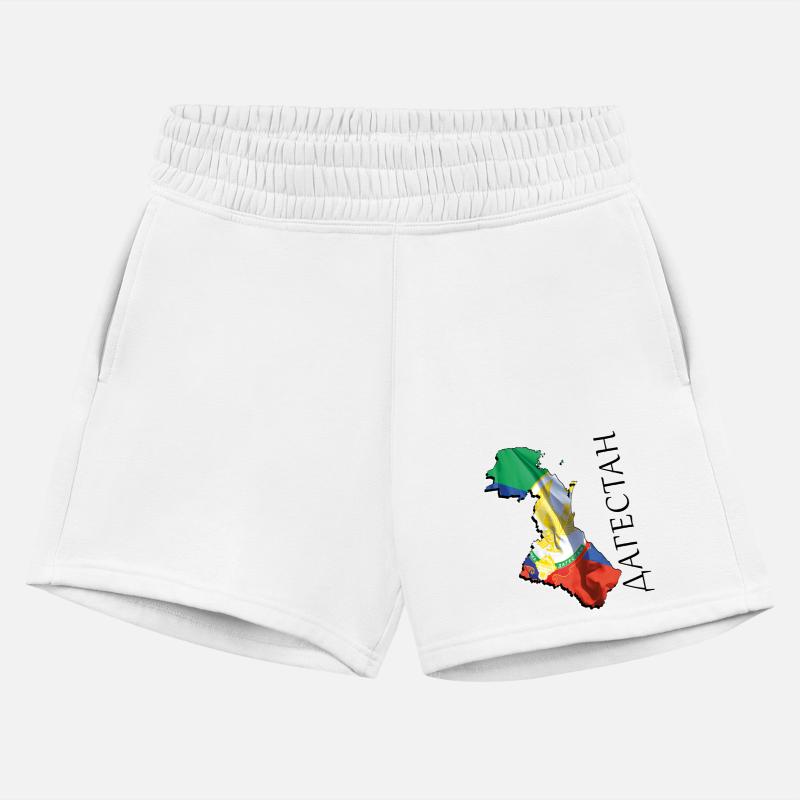 (RU) Dagestan Flag in (RU) Dagestan Map DA