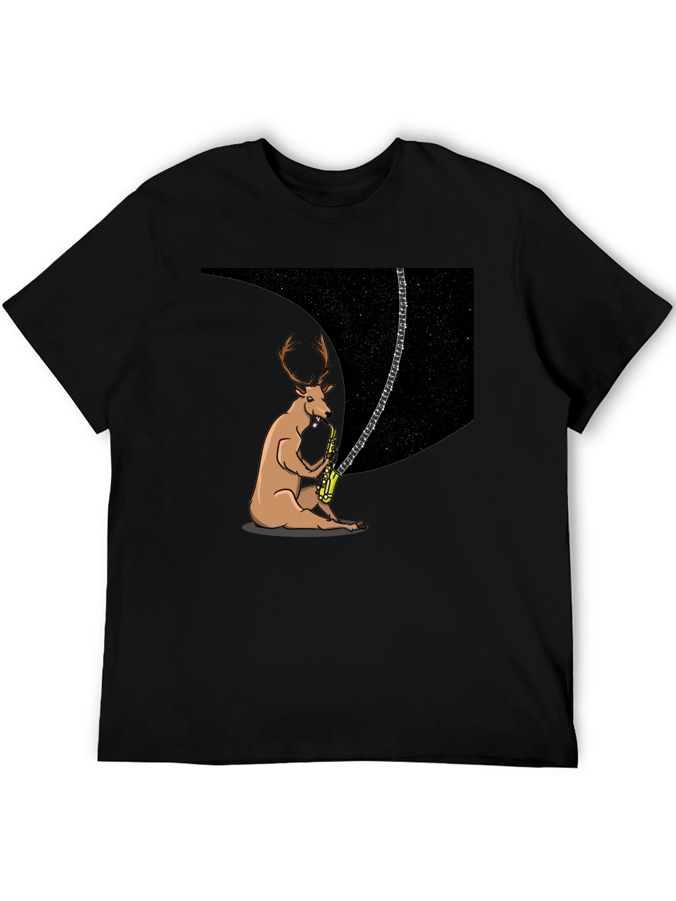 Cosmic Jazz Deer Graphic Tee