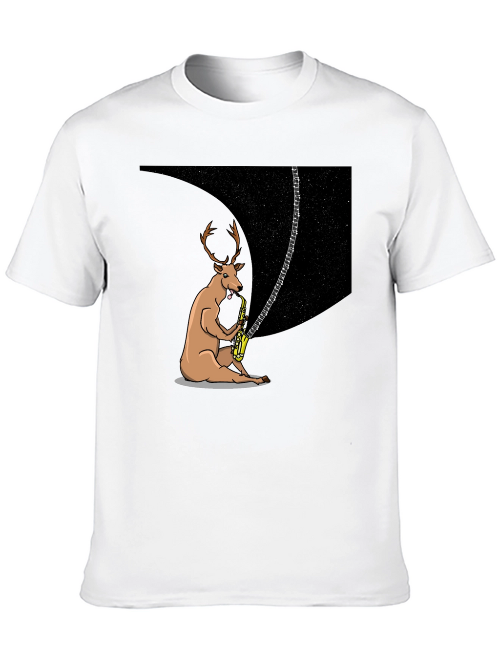 Cosmic Jazz Deer Graphic Tee