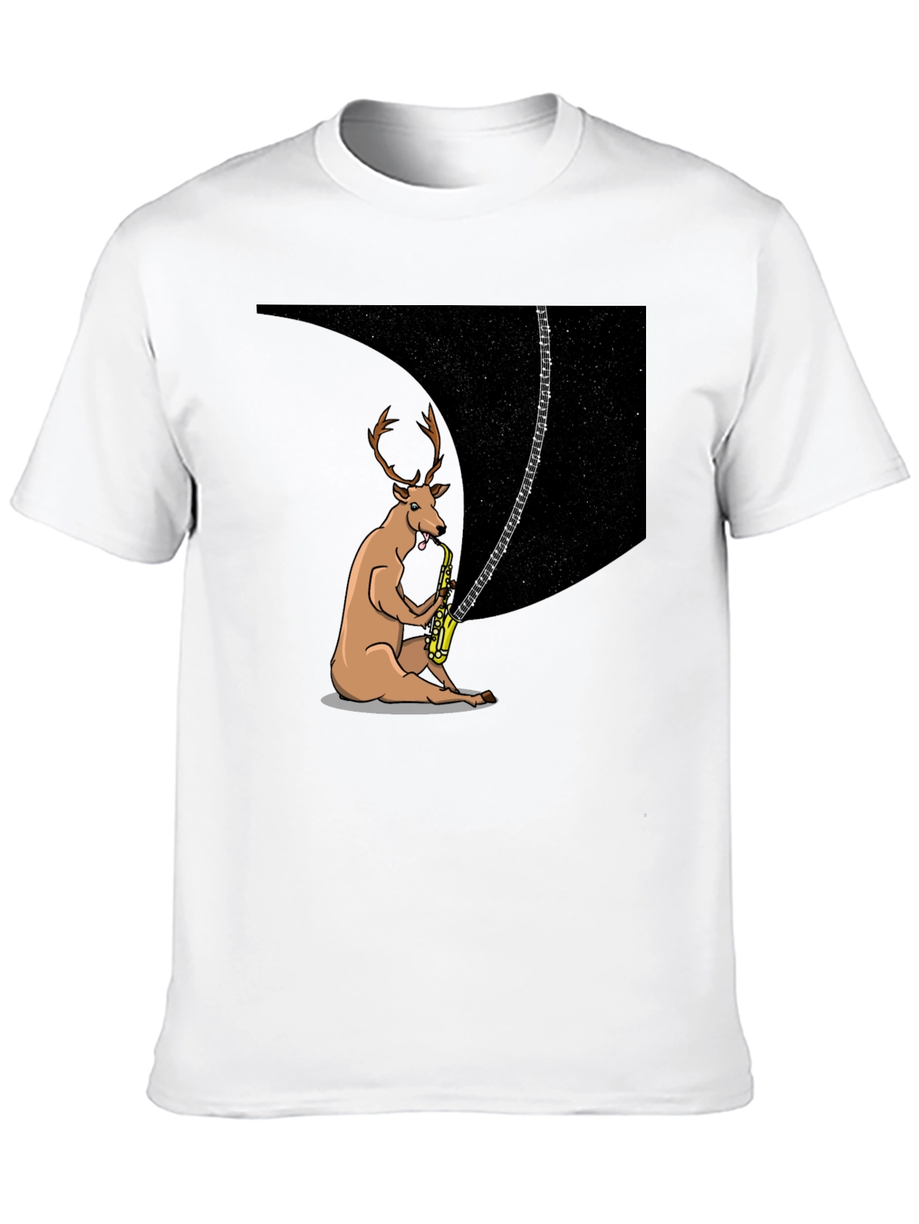 Cosmic Jazz Deer Graphic Tee