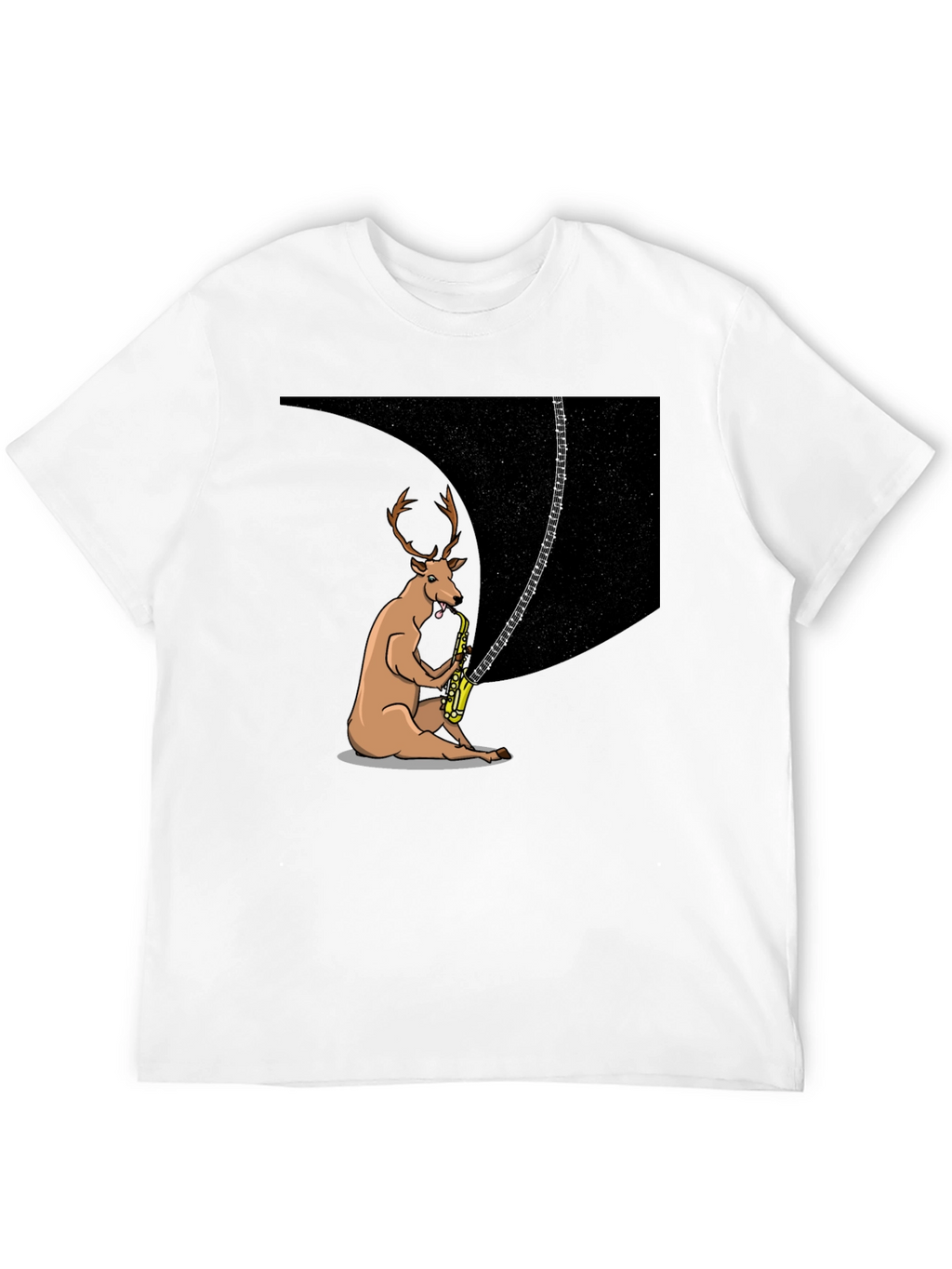 Cosmic Jazz Deer Graphic Tee
