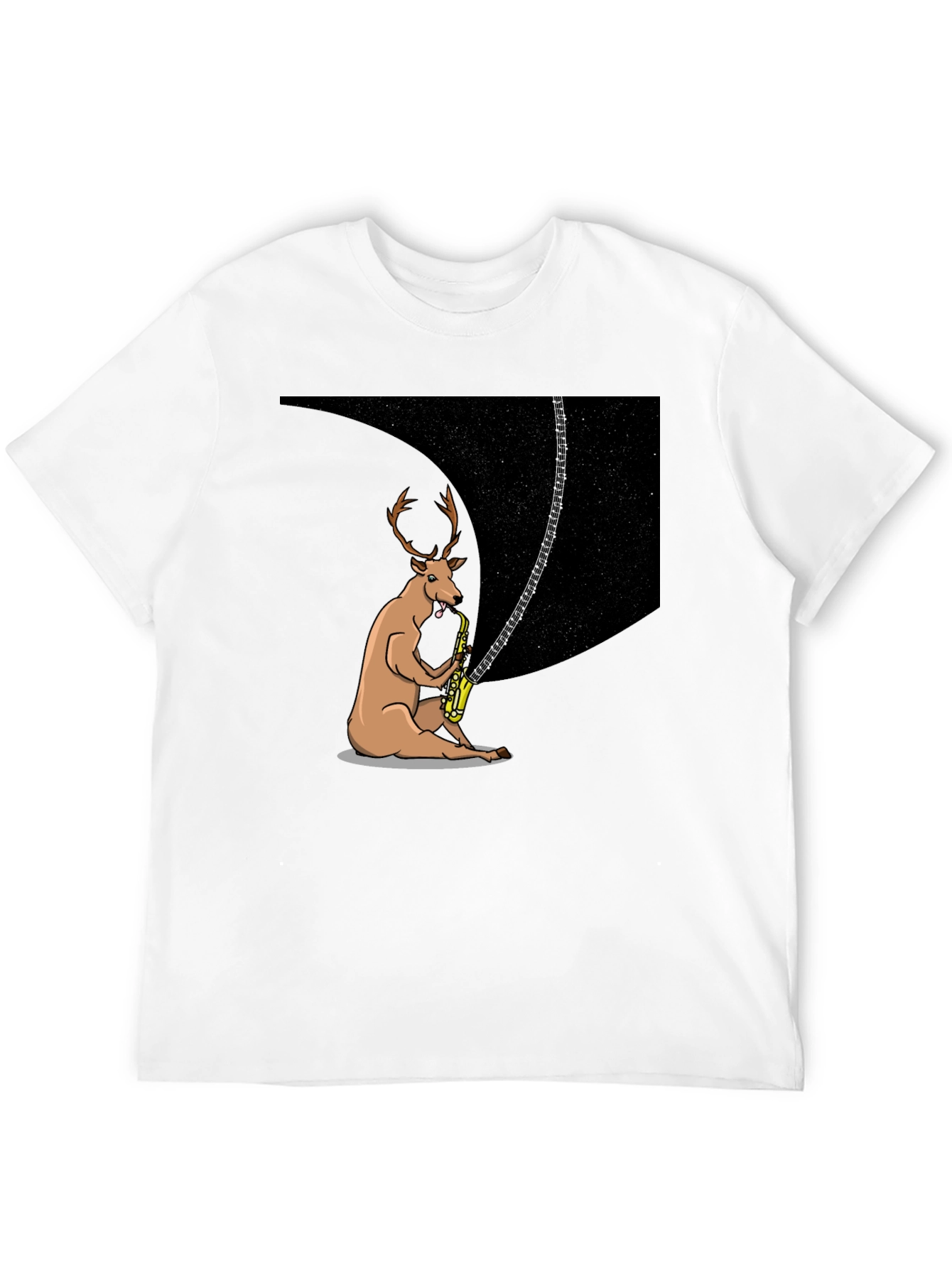 Cosmic Jazz Deer Graphic Tee