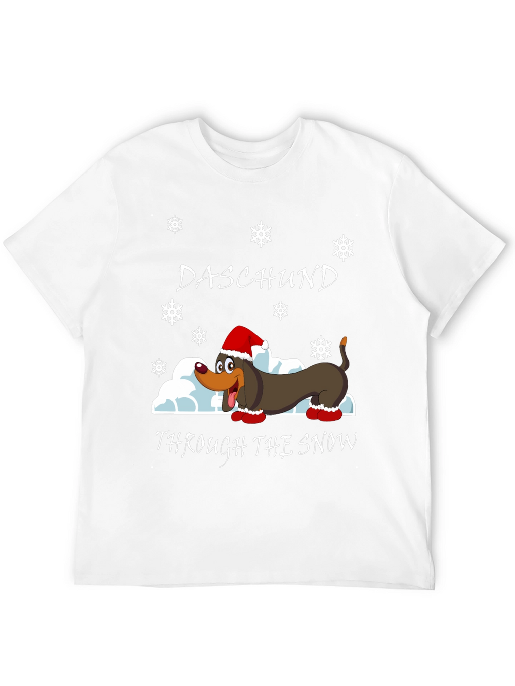 Daschund Through The Snow Holiday T-Shirt