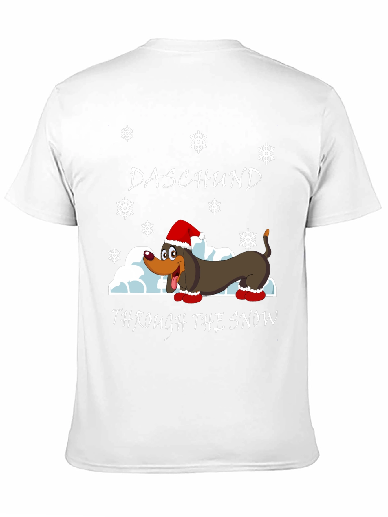 Daschund Through The Snow Holiday T-Shirt