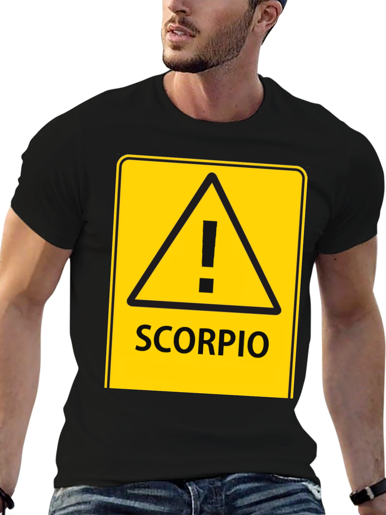 Scorpio Zodiac Sign Caution T-Shirt