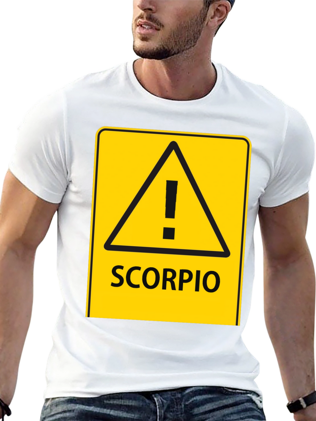 Scorpio Zodiac Sign Caution T-Shirt