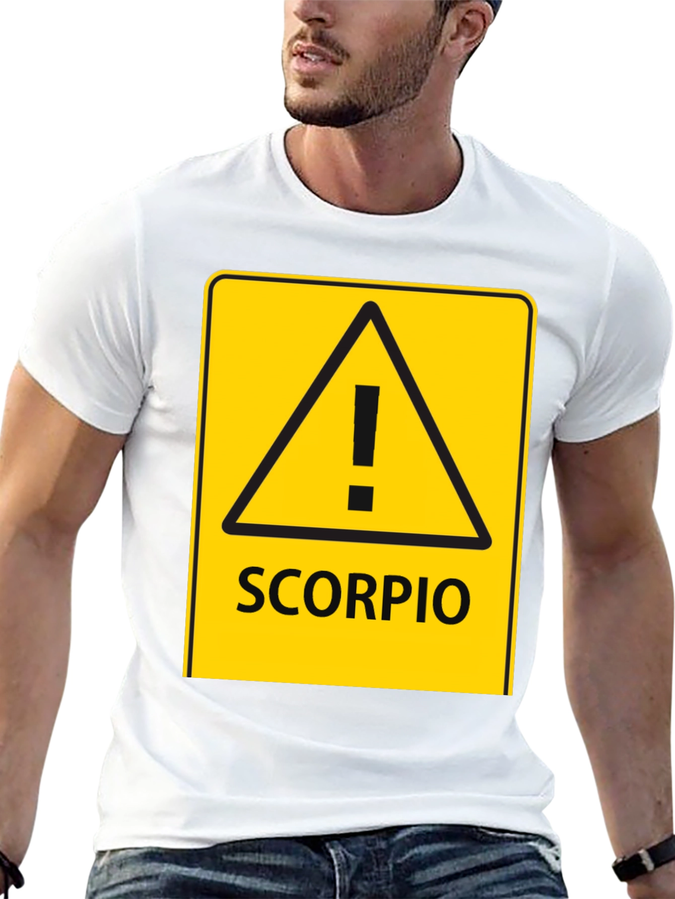 Scorpio Zodiac Sign Caution T-Shirt