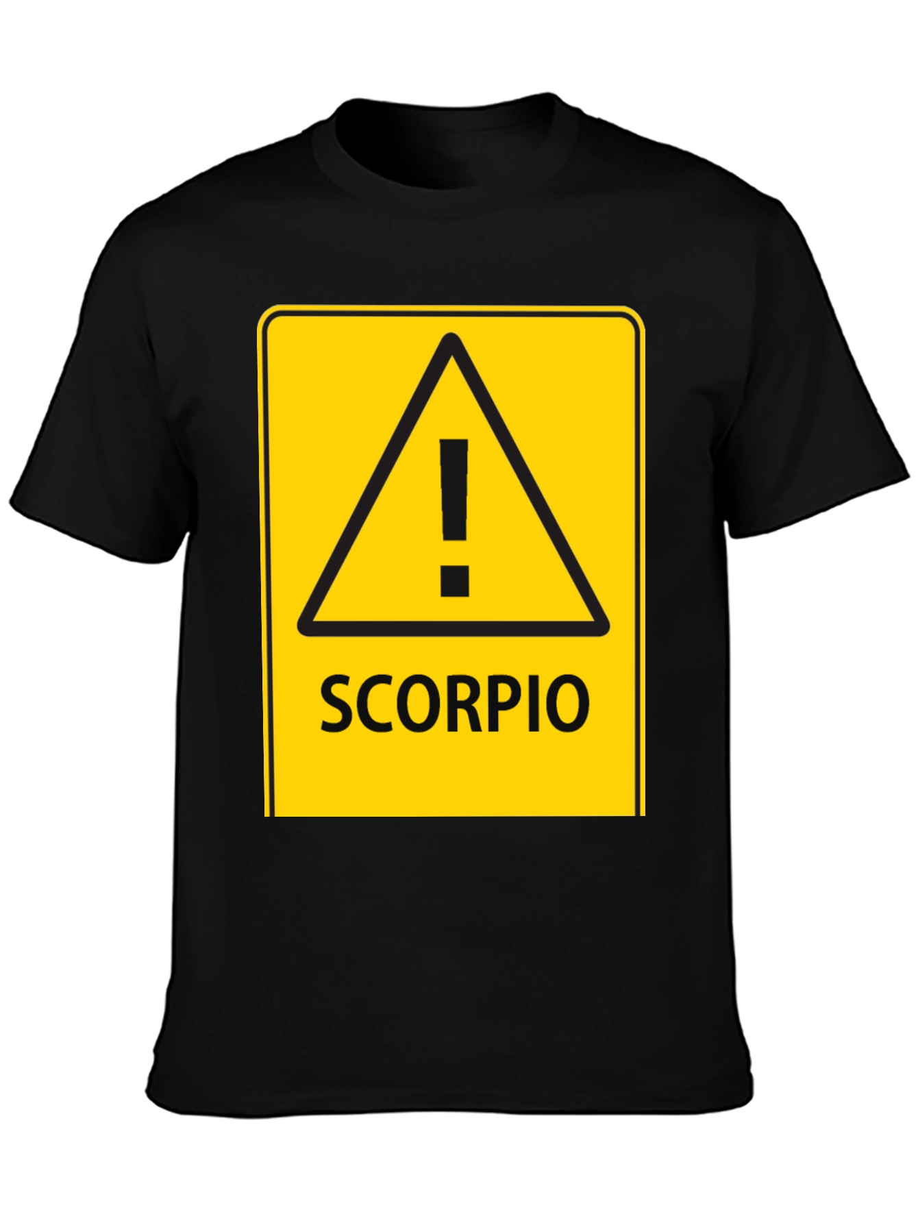 Scorpio Zodiac Sign Caution T-Shirt