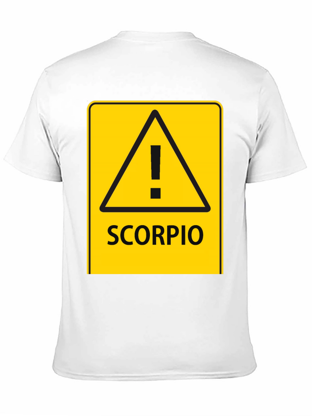 Scorpio Zodiac Sign Caution T-Shirt