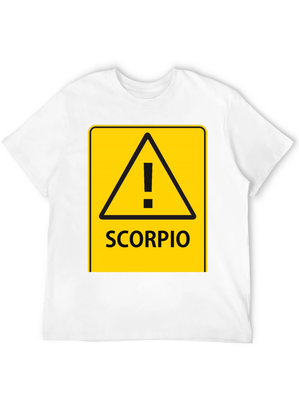 Scorpio Zodiac Sign Caution T-Shirt