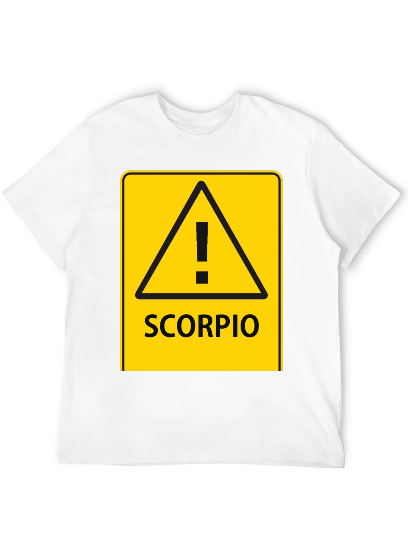 Scorpio Zodiac Sign Caution T-Shirt
