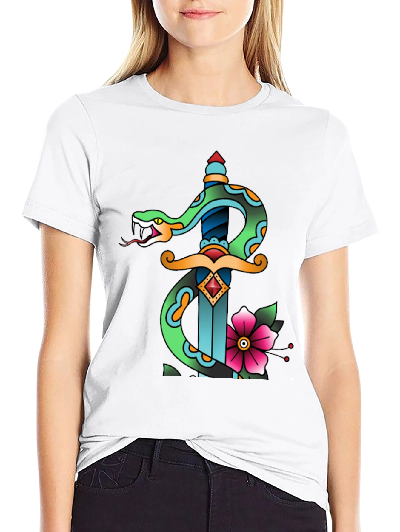 Snake & Dagger Graphic Tee