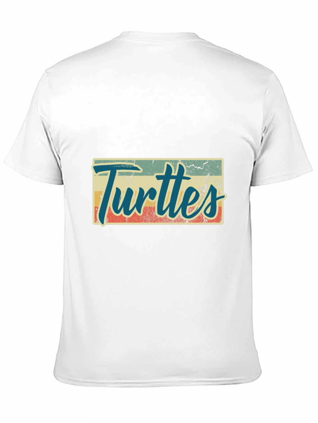 Retro Turtles Graphic Tee - Black Crew Neck