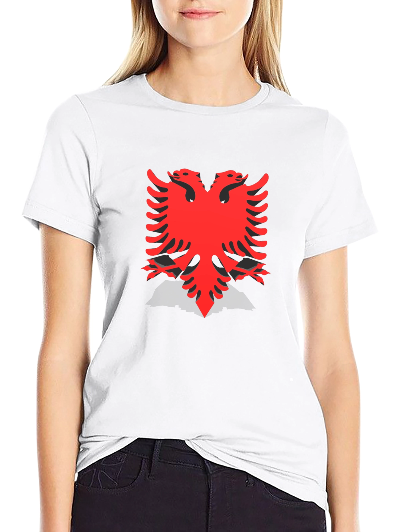Albanian Eagle Black T-Shirt