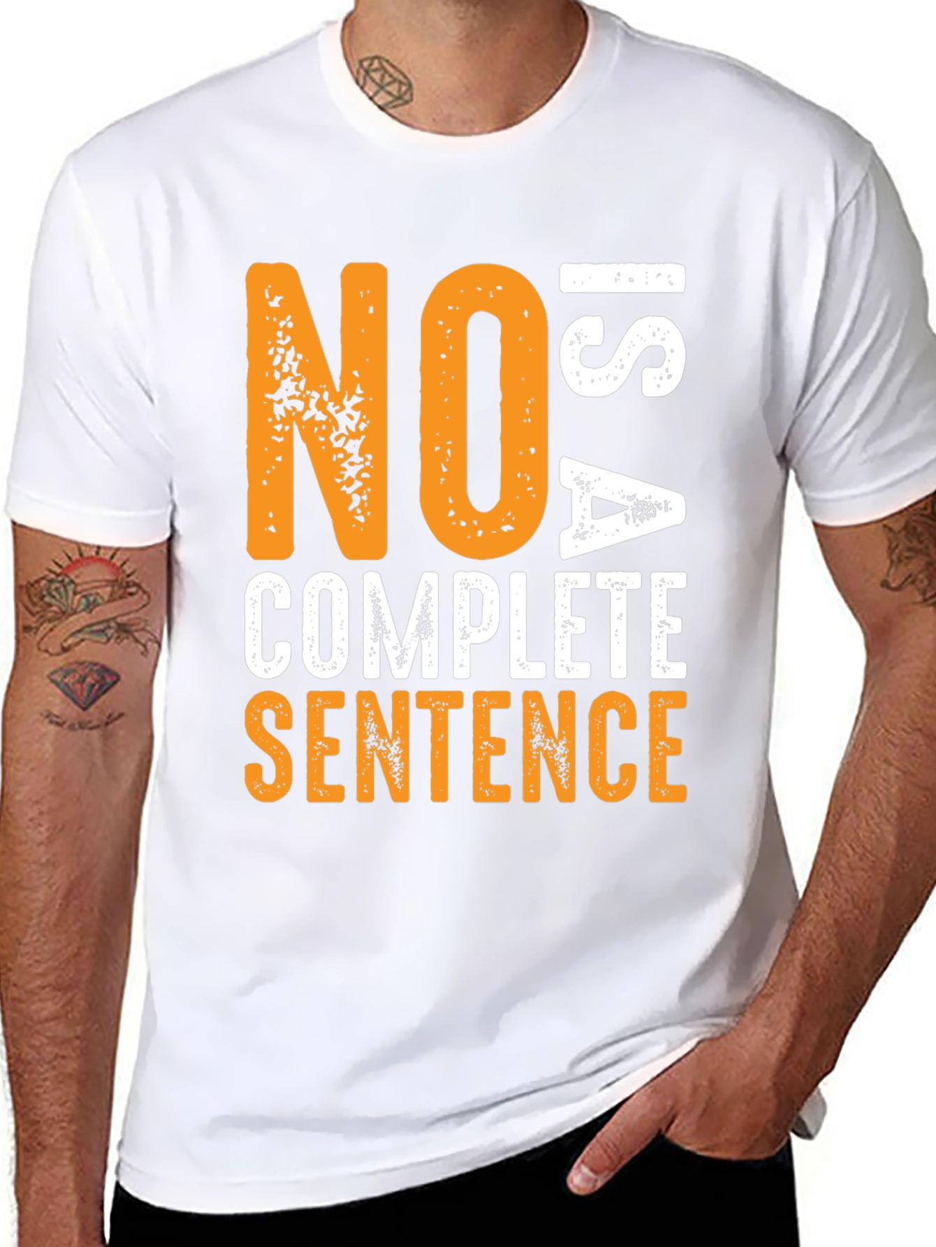 No Is A Complete Sentence Graphic Tee