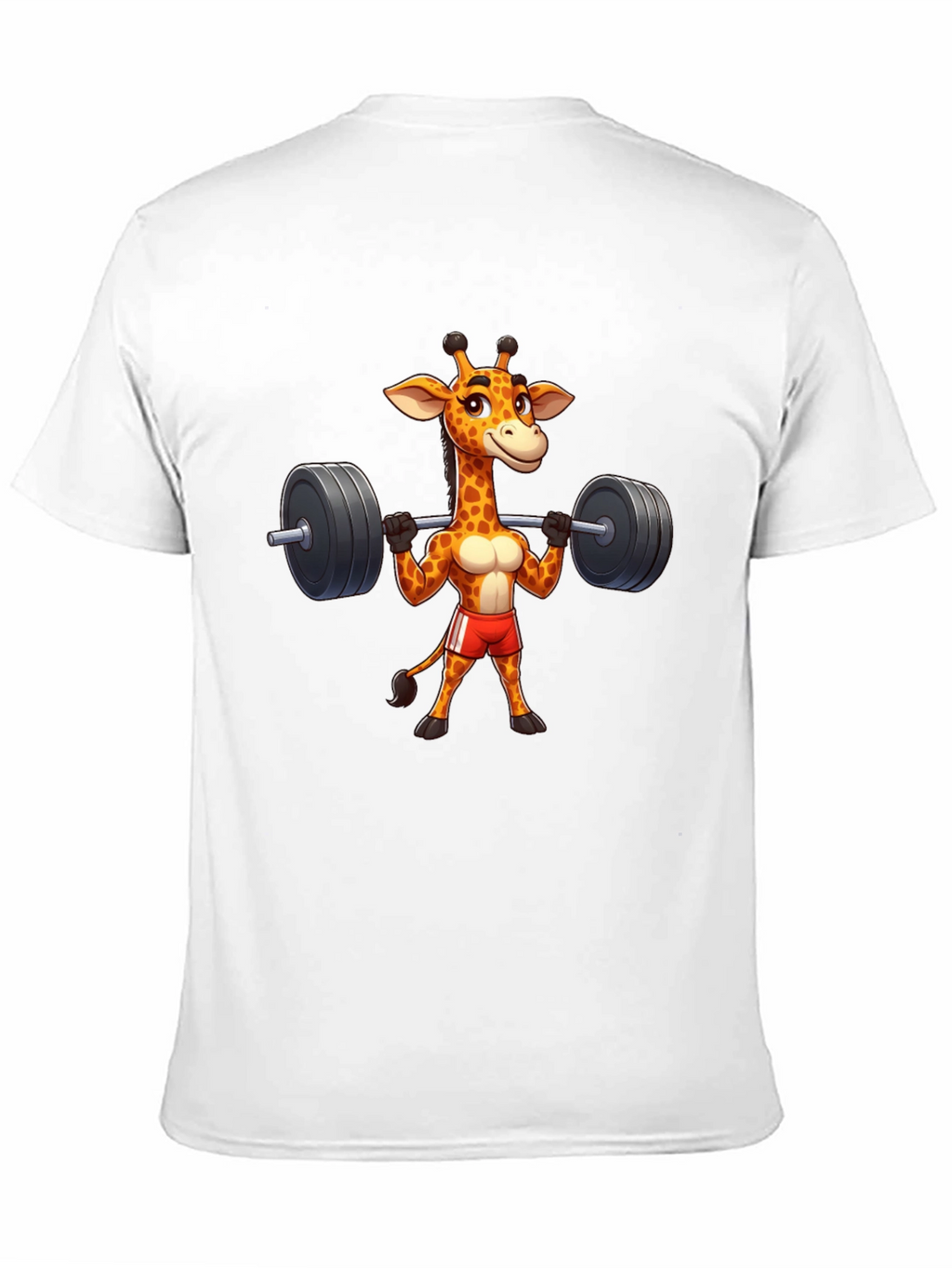 Giraffe Gym T-Shirt - Funny Workout Tee