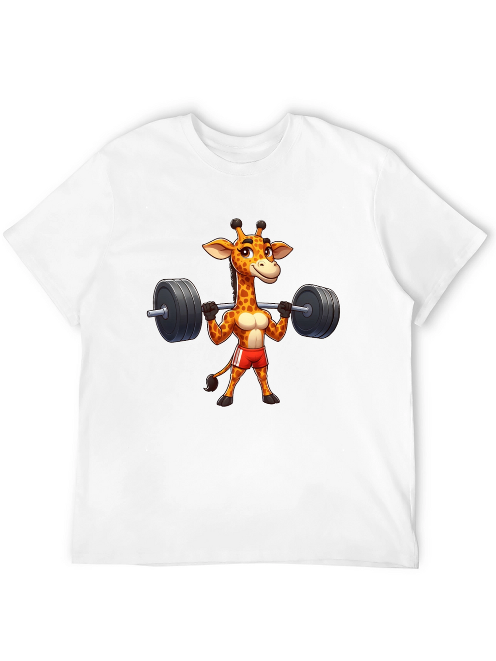 Giraffe Gym T-Shirt - Funny Workout Tee