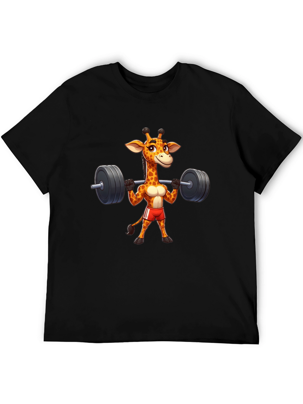 Giraffe Gym T-Shirt - Funny Workout Tee
