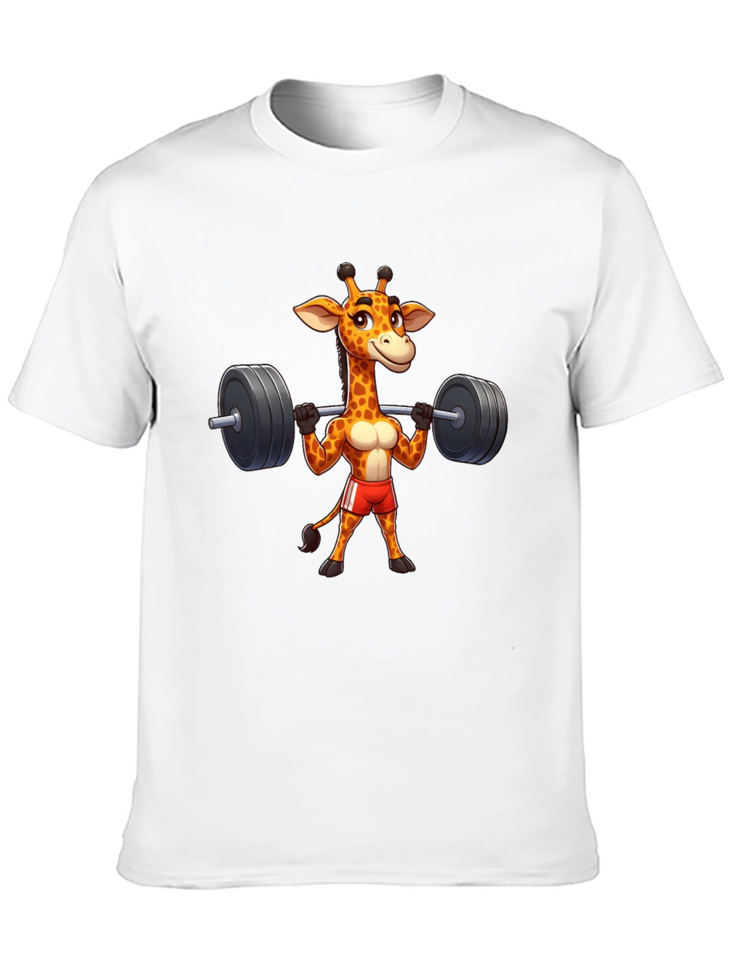 Giraffe Gym T-Shirt - Funny Workout Tee