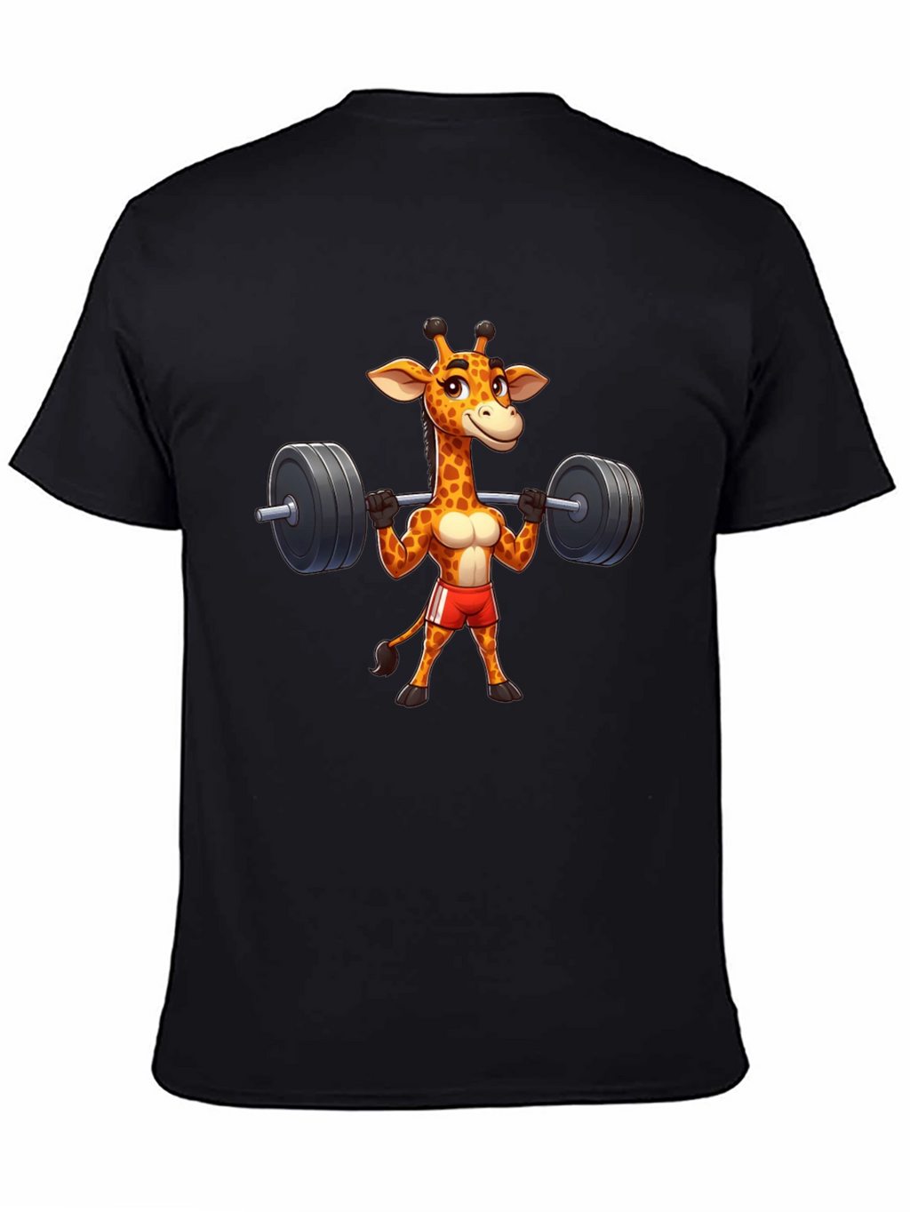Giraffe Gym T-Shirt - Funny Workout Tee