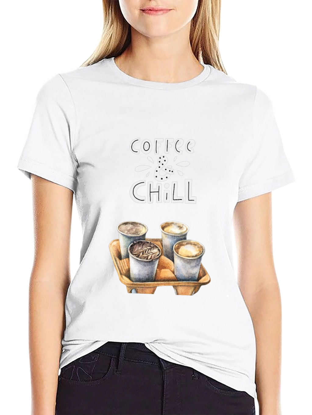 Coffee & Chill Graphic T-Shirt