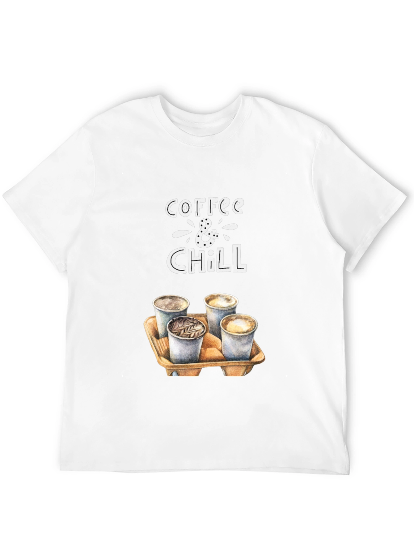 Coffee & Chill Graphic T-Shirt