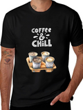 Coffee & Chill Graphic T-Shirt
