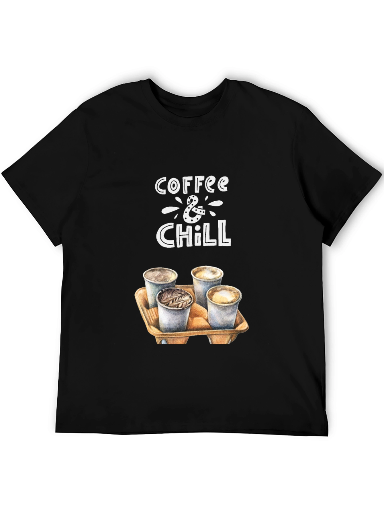 Coffee & Chill Graphic T-Shirt