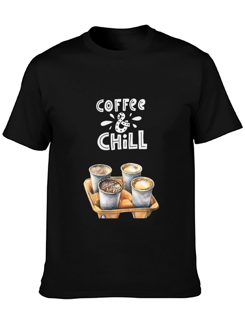 Coffee & Chill Graphic T-Shirt