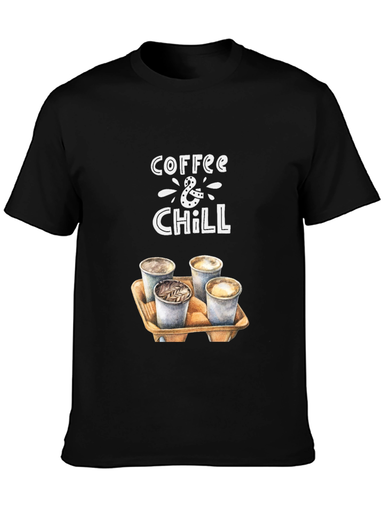 Coffee & Chill Graphic T-Shirt