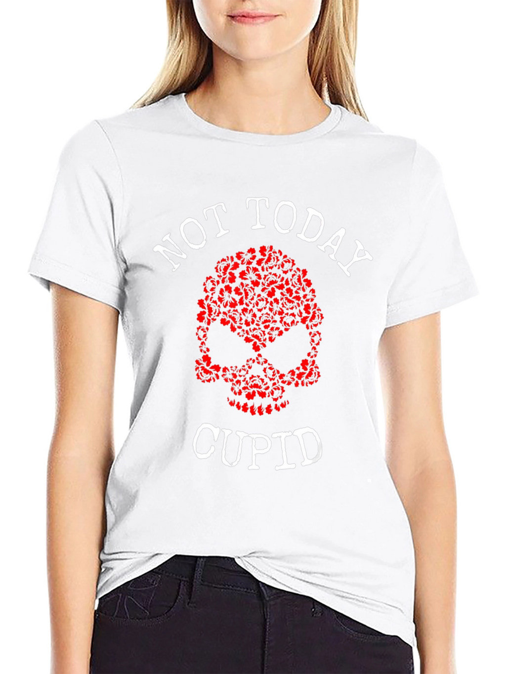 Not Today Cupid Graphic Tee - Anti Valentines Day